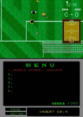 MegaTech: World Cup Soccer screen shot game playing